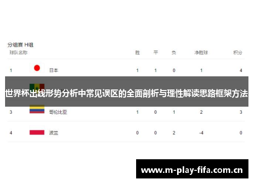 世界杯出线形势分析中常见误区的全面剖析与理性解读思路框架方法 世界杯出线形势分析中常见误区的全面剖析与理性解读思路框架方法